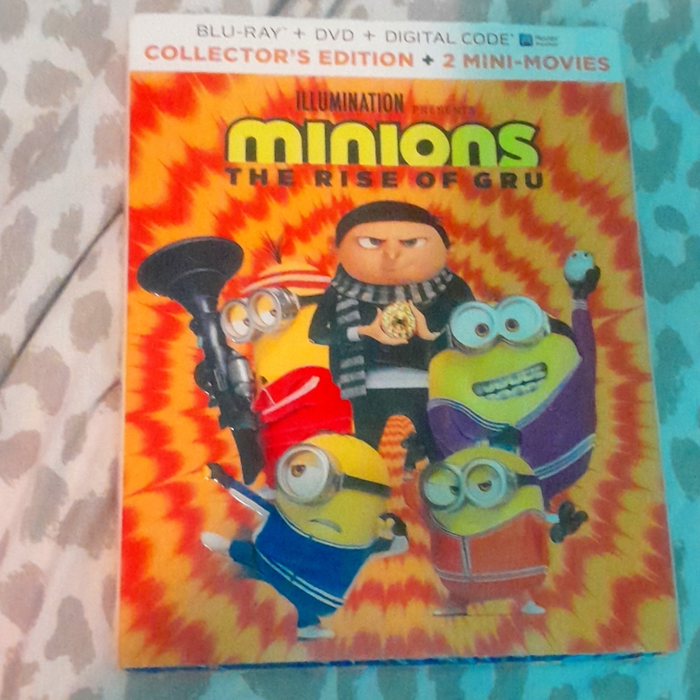 Minions Rise of Gru bluray